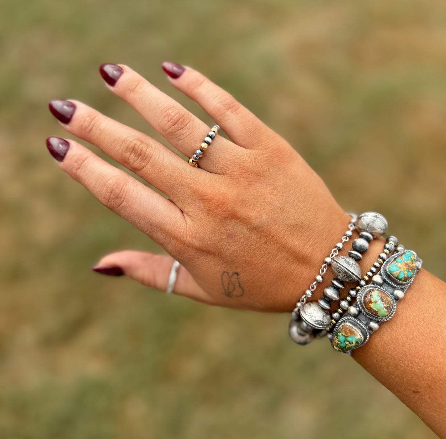 Mixed Metal Stretch Rings