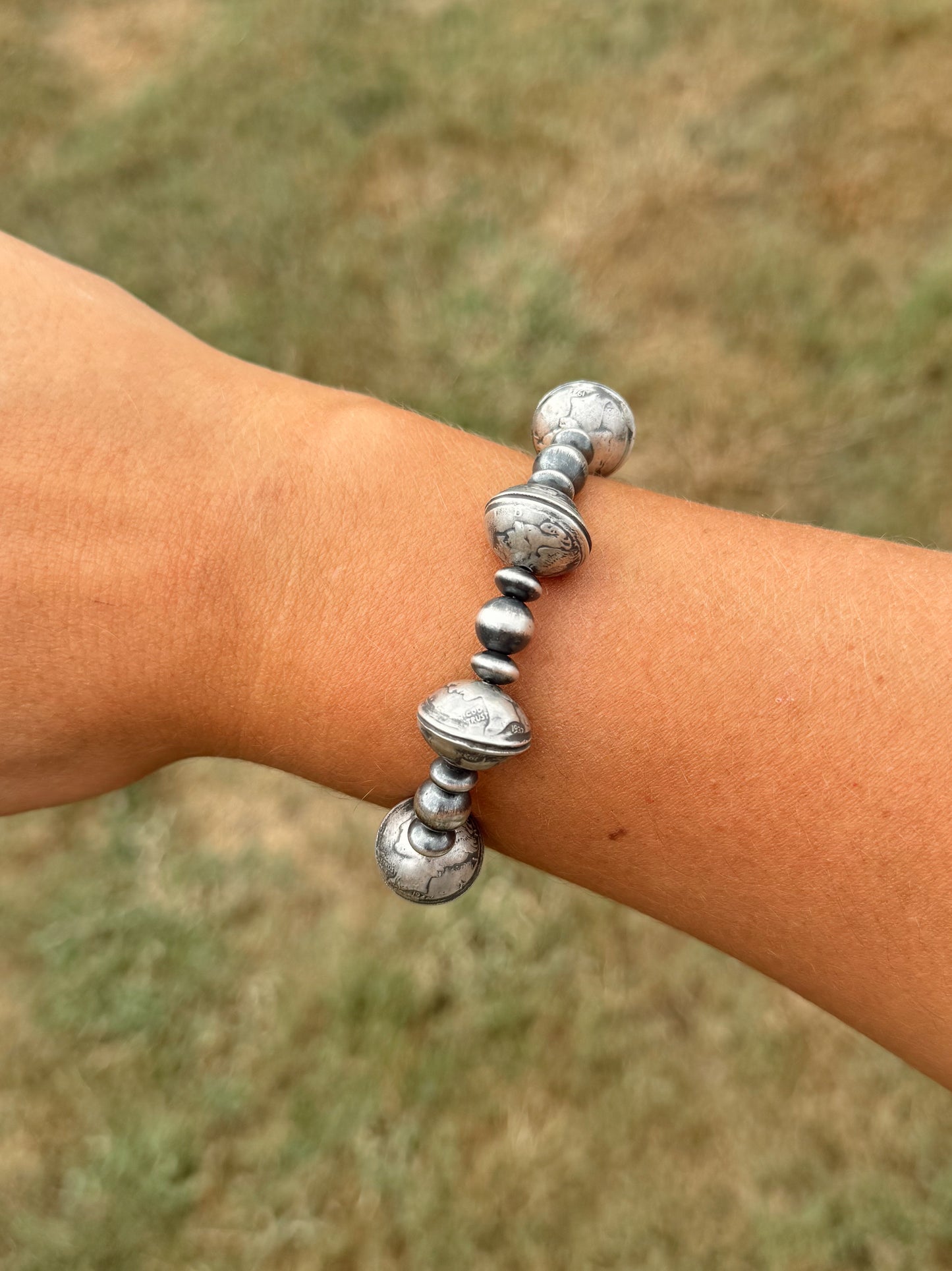 Liberty coin bracelet