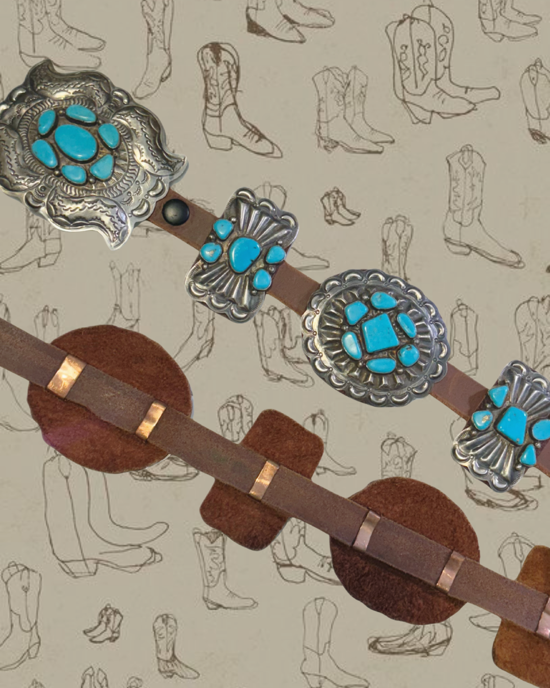 The Rawlins Concho Belt