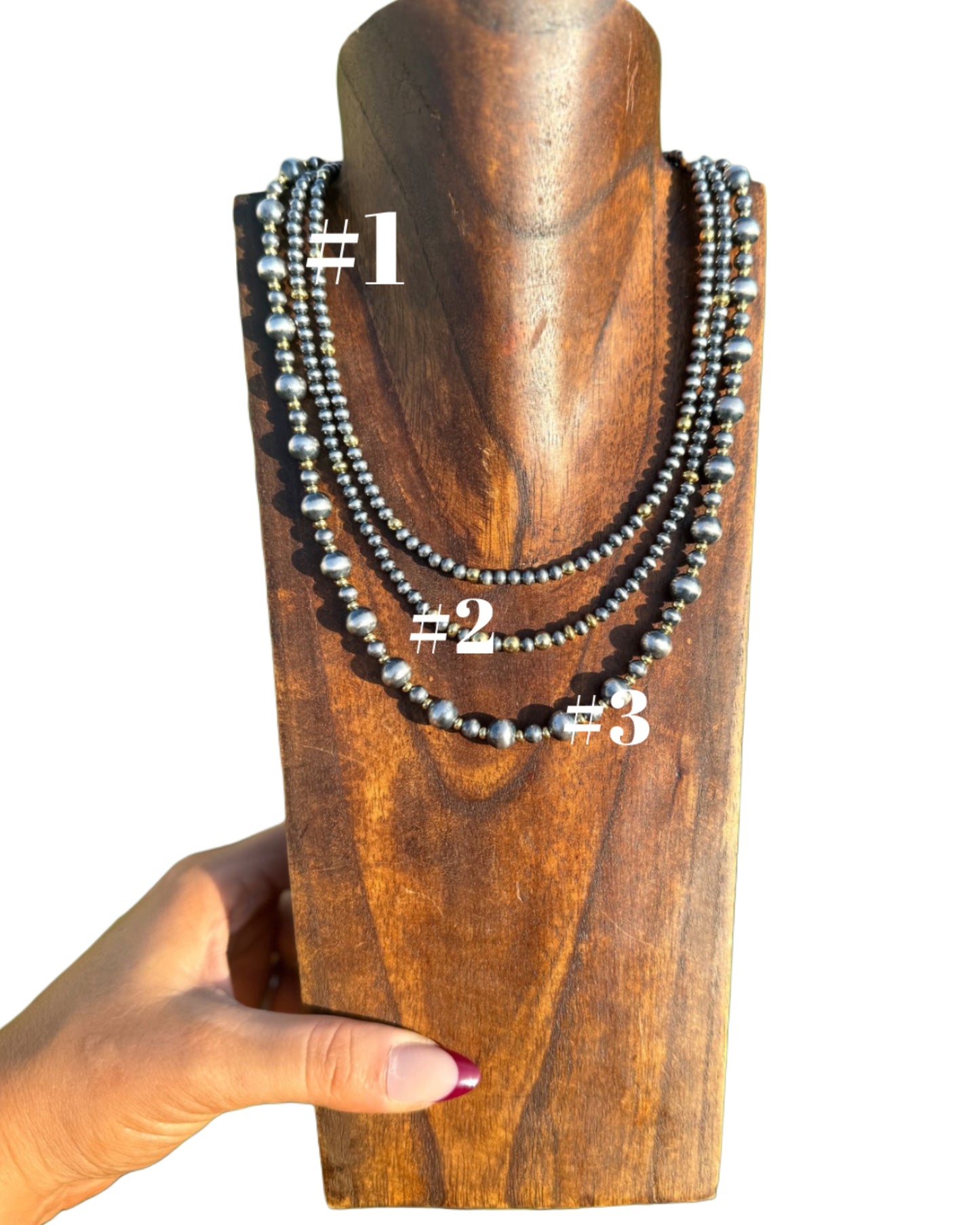 Mixed Metal Pearls