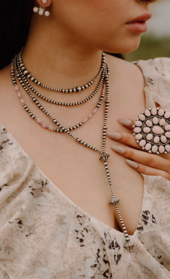20” Lariat style Navajo Pearls