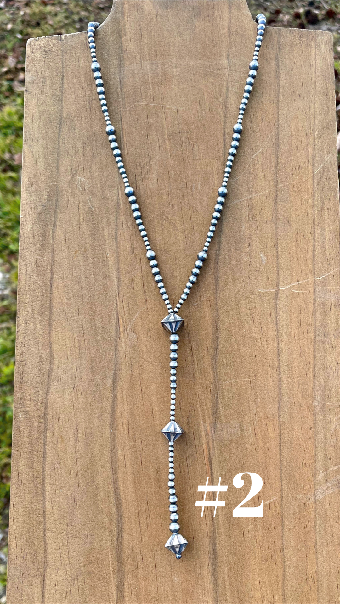 20” Lariat style Navajo Pearls