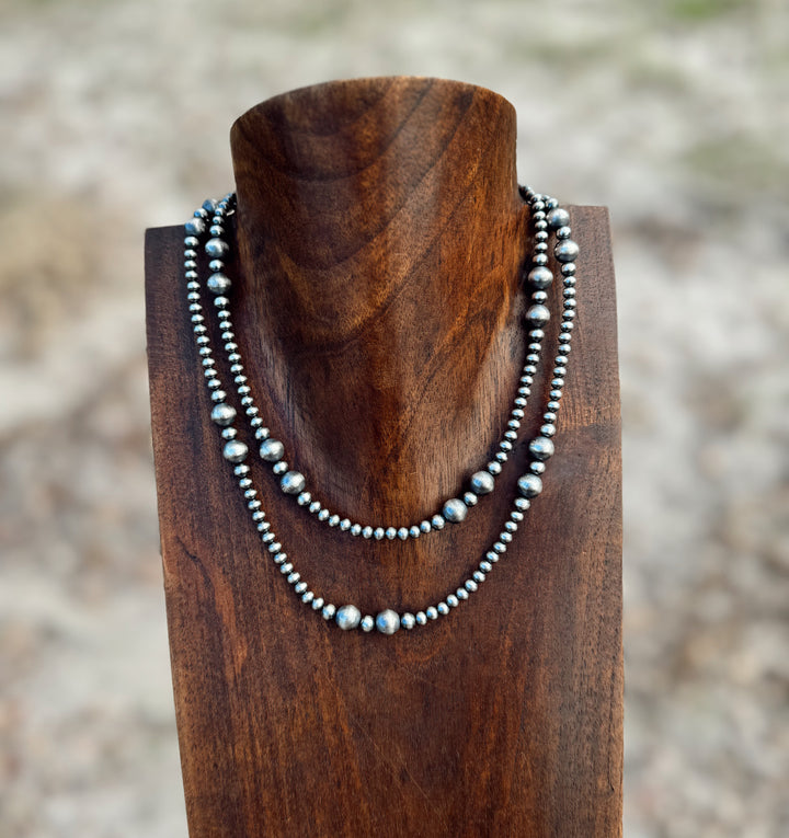 4-8mm 16” & 18” Navajo Pearl Necklaces