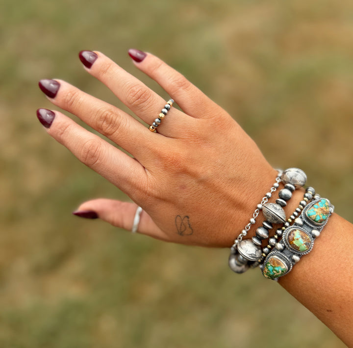 Mixed Metal Stretch Rings