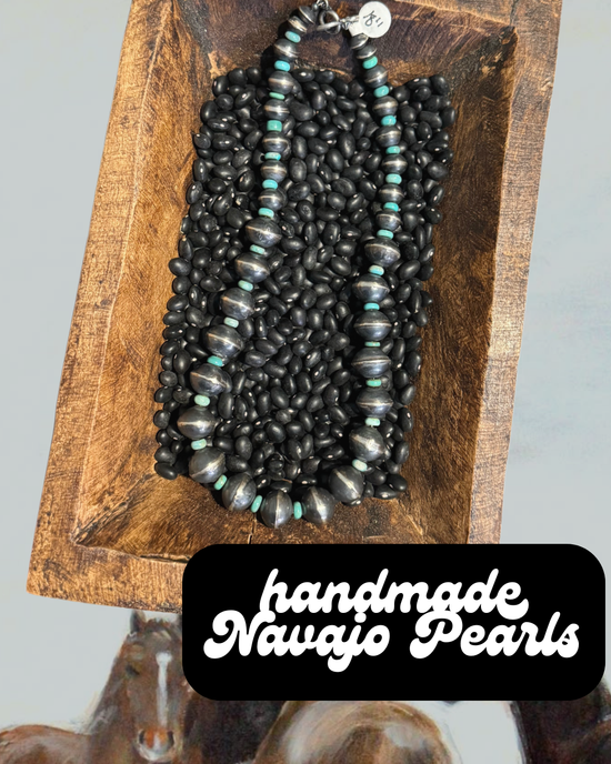 18” Handmade Navajo Pearls