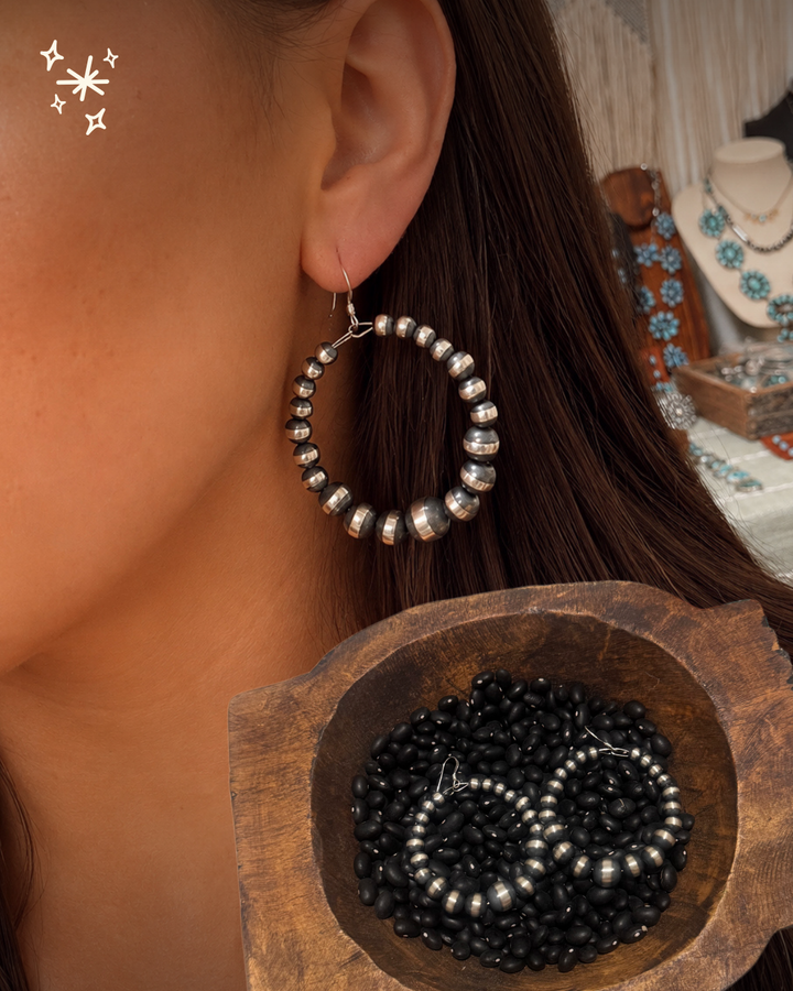 5-8mm Pearl Hoops