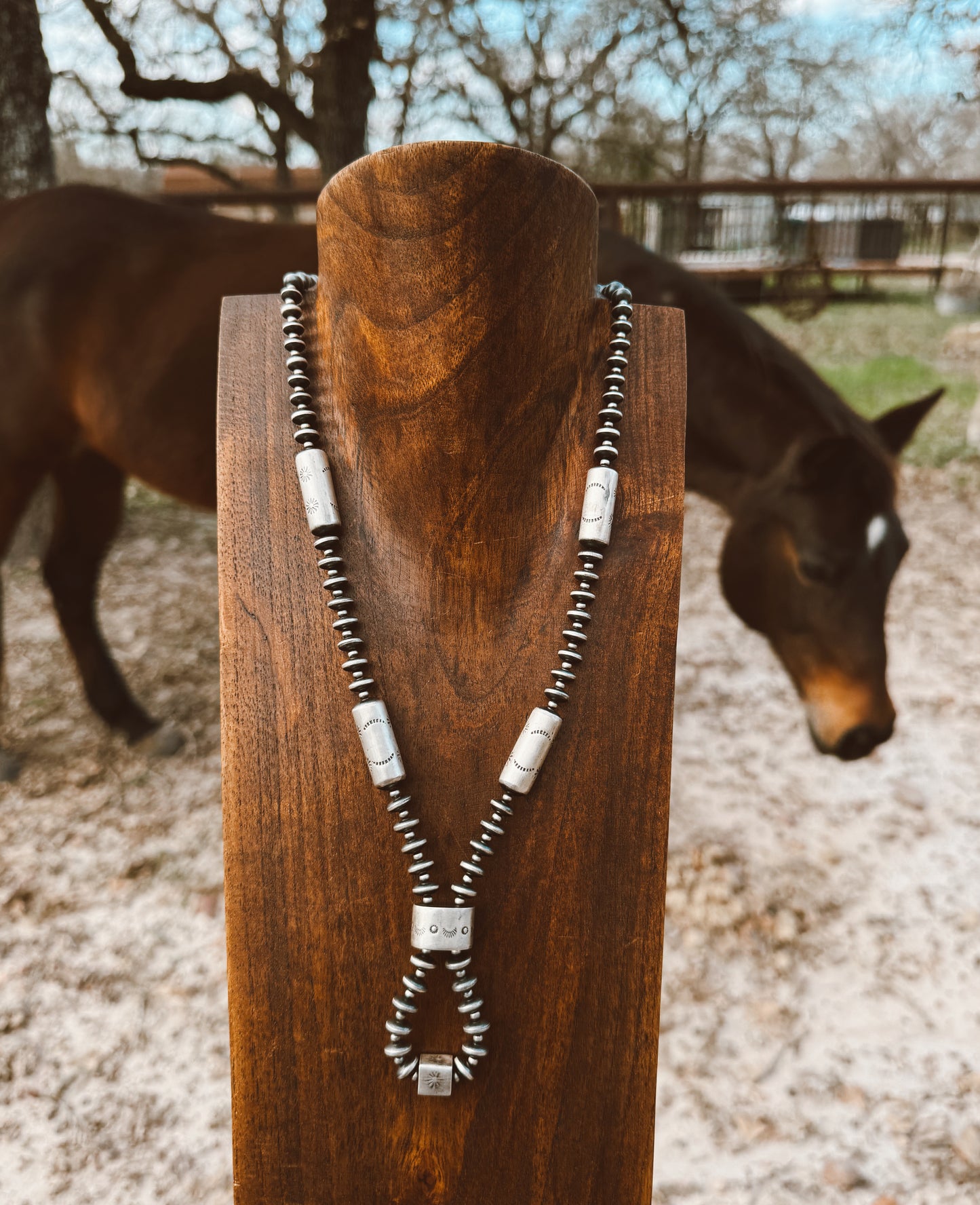 Navajo Pearl Jacla Necklace