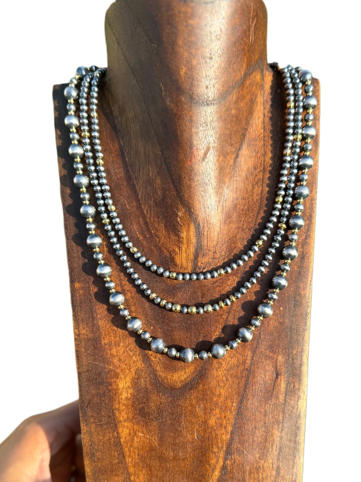 Mixed Metal Pearls