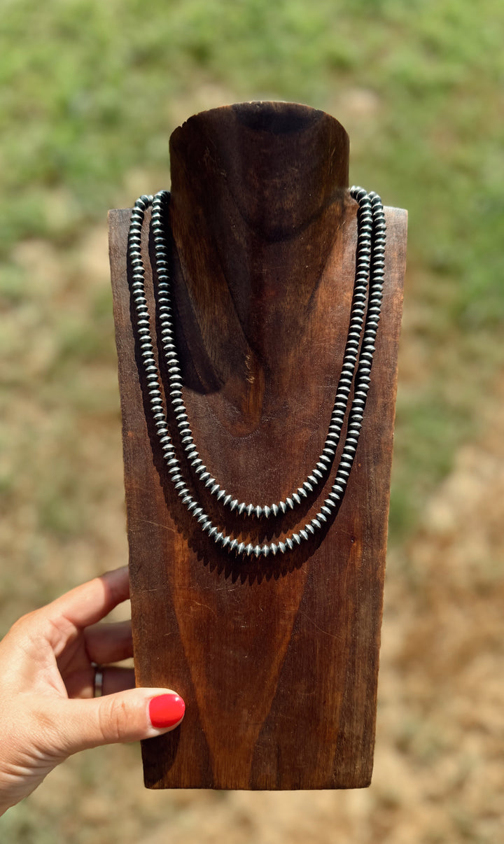 7mm 18” + 20” Saucer Pearls