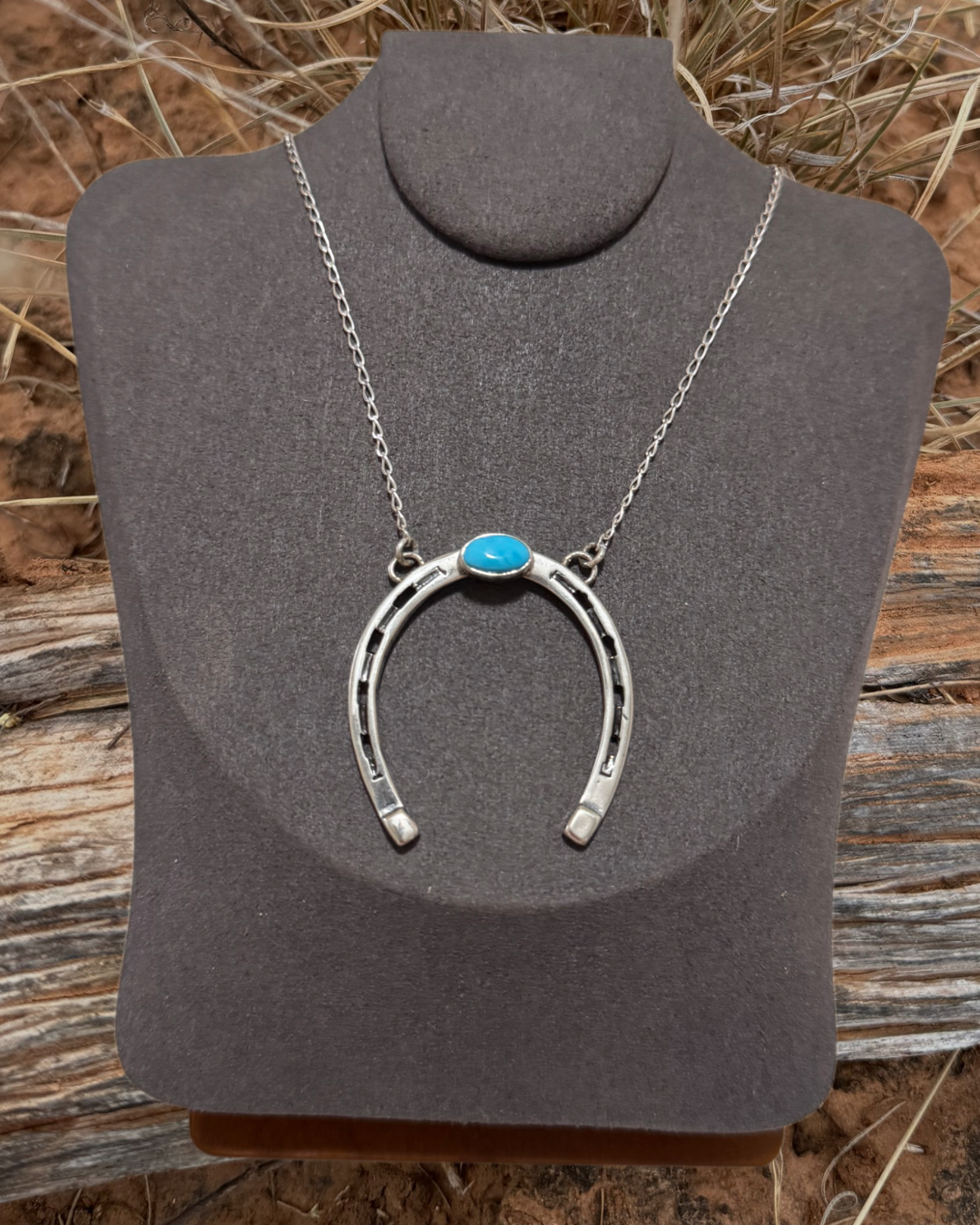 Arline Lewis Horseshoe Necklace