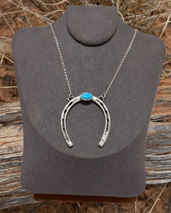 Arline Lewis Horseshoe Necklace
