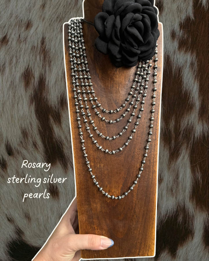 6mm Sterling Silver Pearls
