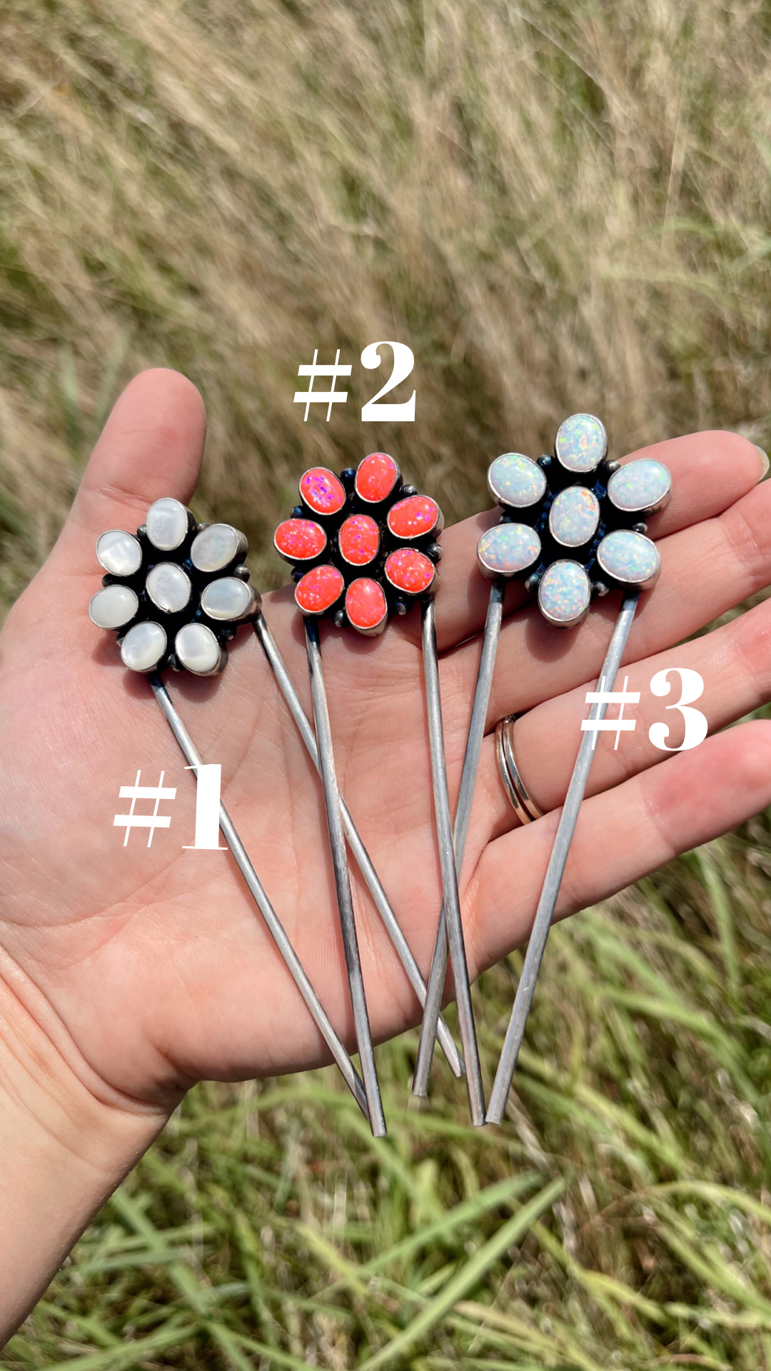 Cluster Hair Pins